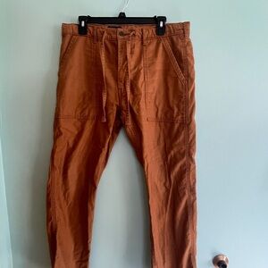 Levi's Men's Rust Orange Drawstring Chinos